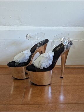Pleaser Heels - Adore 7 Inch Platform - Size 6